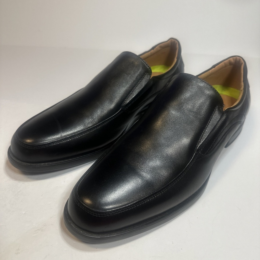 Florsheim‎ Black OrthoLite MIDTOWN MOC Comfort Leather Men's Comfortech 13D